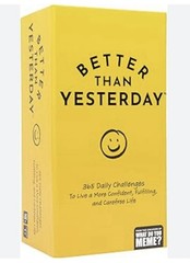 Better Than Yesterday Card Game 365 Daily Challenges SEALED By: WHAT IT MEANS