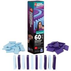 H5 Domino Creations, 60-Piece Blue/Purple Set by Domino Artist Youtuber Lily …