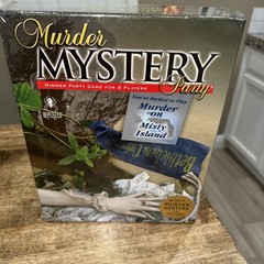 Murder Mystery Murder On Misty Island Dinner Party Game Sealed NEW