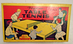 Antique Playtime Table Tennis No.1125 1931 Jack Pressman Co. #2775 Box Bottom LN