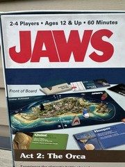 Ravensburger Jaws Board Game Strategy Suspense 2-4 Players Ages 12+