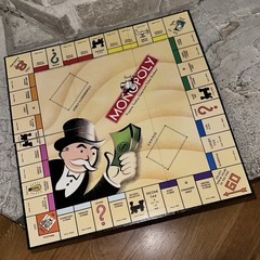 Monopoly Bookshelf Edition Vintage 42749 Wooden Wood Hasbro – See Description