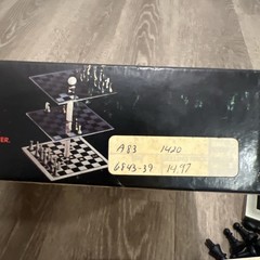 Space Chess 4th Dimension Chess Game 32 Piece Set Vintage Board Game