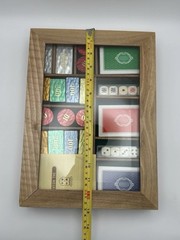 Vintage Dal Negro Italian luxury Gaming Set|Walnut Wood Case | Unopened Decks