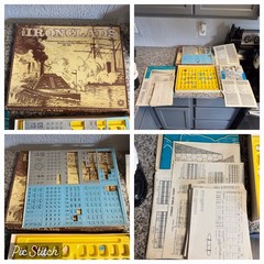 The Ironclads Board Game Naval Civil War Combat 1861 1865 SOME Unpunched Counter