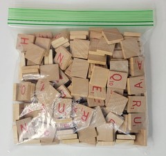 Vintage Scrabble Scoring Anagrams 1975 Complete 180 Tiles