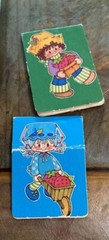 Vintage 1979 Strawberry Shortcake Berries To Market Game BOARD & 2 Pieces