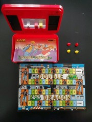 DOUBLE DRAGON Tiger Pocket Travel Games 1989 Klix COMPLETE w/ Manual & Pieces