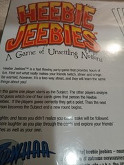Heebie Jeebies A Game Of Unsettling Notions Ages 14 And Up