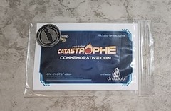 Cardboard Alchemy Board Game Mission Catastrophe KS Challenge Commemorative Coin