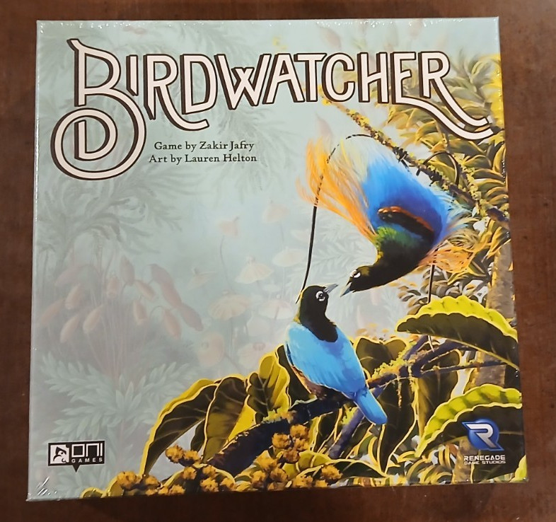 Birdwatcher Board Game NEW Sealed Zakir Jafry Lauren Helton Renegade 1-5 Players