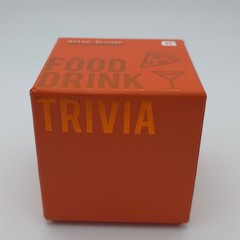 Food Drink Trivia Card Game Adult 120 Questions Educational Party Entertainment