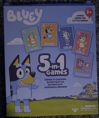 Bluey 5 In 1 Game – Jumbo Bluey Card Game
