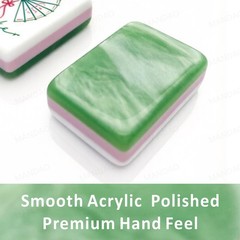 NEW! Vibrant Layered Mahjong Tiles – Full American Set 160Tiles – Jade