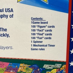 GREAT STATES! Board Game, 2010 International Playthings, New Sealed