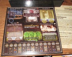 THE HUNGER GAMES District 12 Strategy Board Game Wizkids NECA Used GUC Strategy