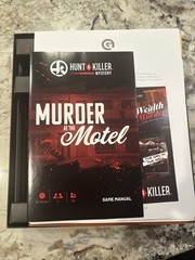 Hunt A Killer Murder at The Motel Mystery Game Open Box Played Once Complete