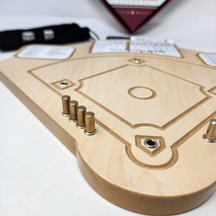 Across The Board Baseball Game Wooden Complete Made In USA Dr Toy Award 2007