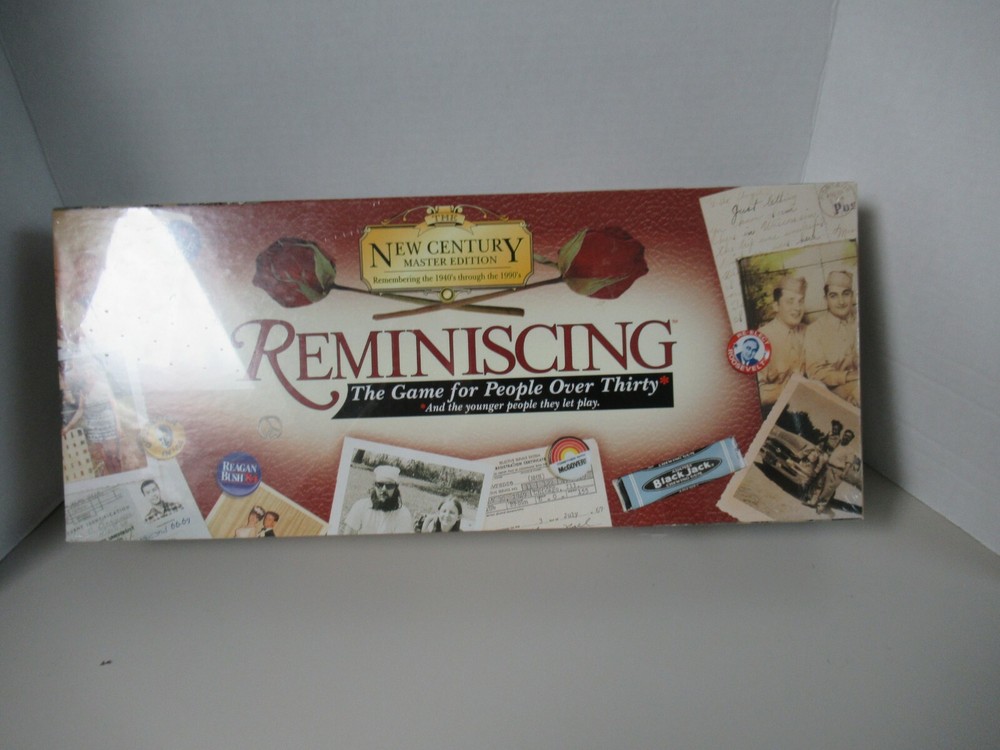 Reminiscing Board Game “New Century Master Edition” New In Box Sealed 1940-1990