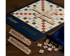 Scrabble | Heritage Edition Board Game | Walnut Storage Box | Brand New-In Box |