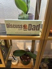 Discuss With Dad 120 Conversation Cards Father Son Bonding Family Gift Set