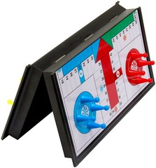 👇❤️💪🧠Magnetic Ludo Traditional Travel Board Brain Game 25 X 25 cm Parchis New