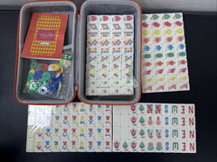 Maison Lude Mahjong Cirquejong Edition 160 Tiles Premium Leather Carrying Case