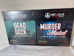 Hunt A Killer Murder at The Motel & Dead Below Deck Mystery Game Set – Brand New