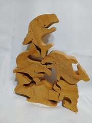 Tarata Balancing Whales Wooden Balancing Puzzle Game From New Zealand, Ages 4+