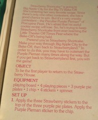 Strawberry Shortcake in Big Apple City Board Game 1981 Vtg. MISSING PAWN, READ