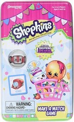 Pressman Shopkins Make a Match Game in Tin