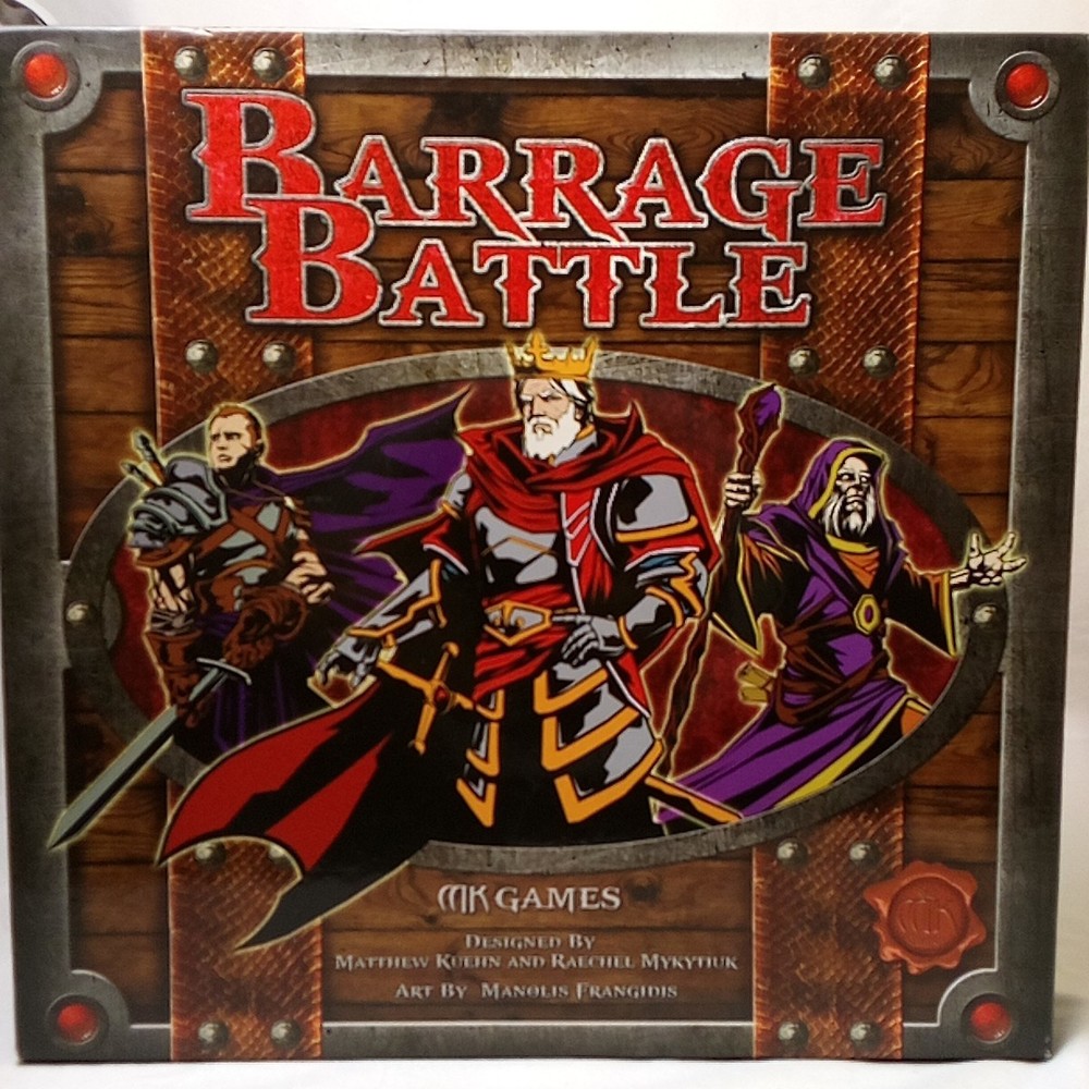 Barrage Battle Board Card Game Strategy Family Tabletop Complete Set