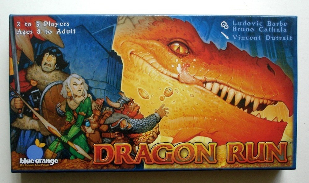 Dragon Run Game, Blue Orange, EUC