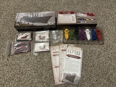 Scythe Base Game + 2 expansions + Game Upgrades (see description)