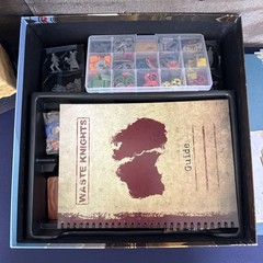 Waste Knights 2nd Ed Board Game Kickstarter All-In Big Box Post-Apoc Complete