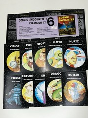 EON Games Cosmic Encounter Boxed Game Lot with NINE Expansions Vintage