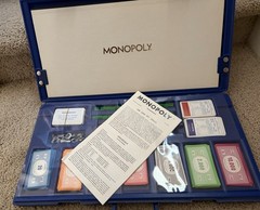 German Monopoly Game Vintage 1973 Carrying Case