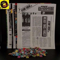 Star Trek III: Three Solitaire Games (No Box, Uncounted) – #166468 – Sci-fi B…