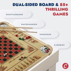 Board Game Set — Large Board Games for Adults & Children — Over 85 Board Game…