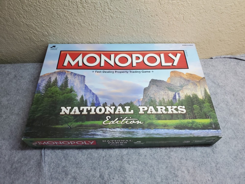 Monopoly National Parks Edition 2014 100% Complete Family Board Game