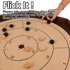 Crokinole Board Game – 27 Inch Large Classic Board Game.Deluxe Tournament Crokin