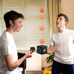 KOMBOID Ball Bouncing Skill Game for Teenagers and Adults. 12+ Years Old. Cube X