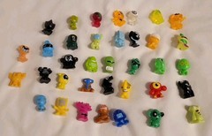 Lot 36 Gogo’s Crazy Bones Various Colors & Series – Satori – Translucent, Used