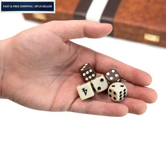 Backgammon Board Game, Deluxe 10 inches x 15 x 0.1 inches, Brown