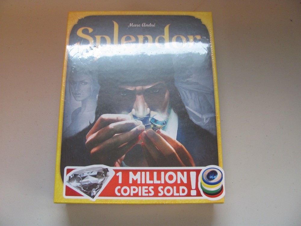 Splendor Strategy Board Game – Marc Andre 2-4 Players Space Cowboys NEW Sealed