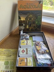 Agricola Board Game Lookout Games | Wood Animeeples! |New Open Box