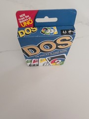 Mattel Uno Dos Second Edition Card Game for 2 to 4 Players Ages 7 Years and Up