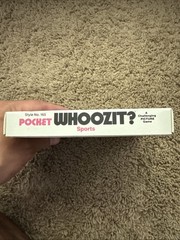 Vintage POCKET WHOOZIT SPORTS STRATEGY PICTURE GAME USA #165 Babe Ruth EUC VTG