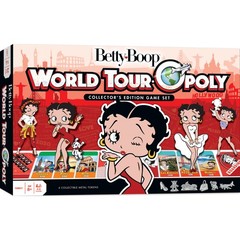 MasterPieces – Betty Boop – World Tour Opoly Family Board Game