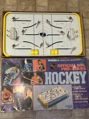 Coleco Tabletop Hockey 5100 Official NHL Pro Stars Complete Box Players Pucks